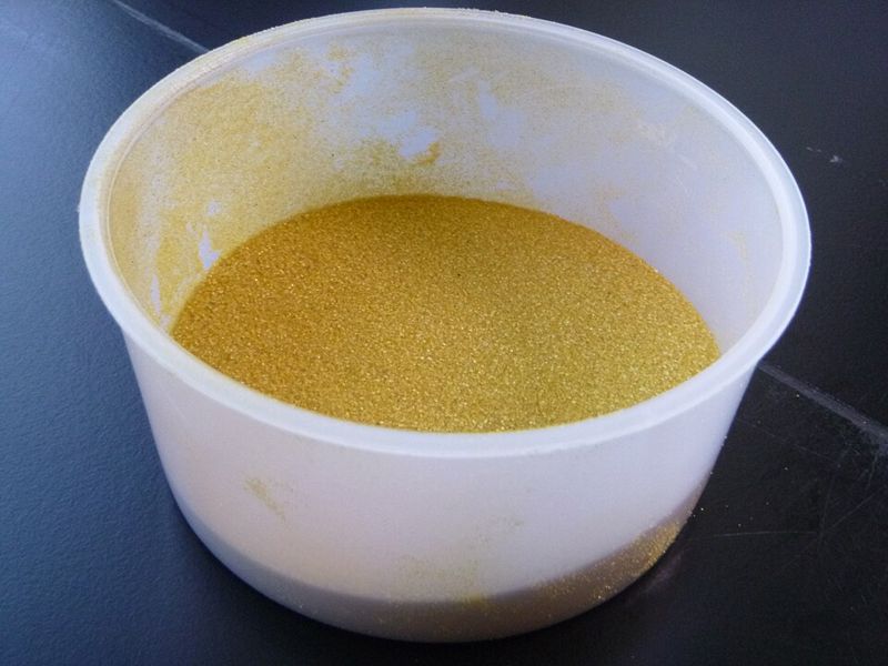 Loose, light sand.